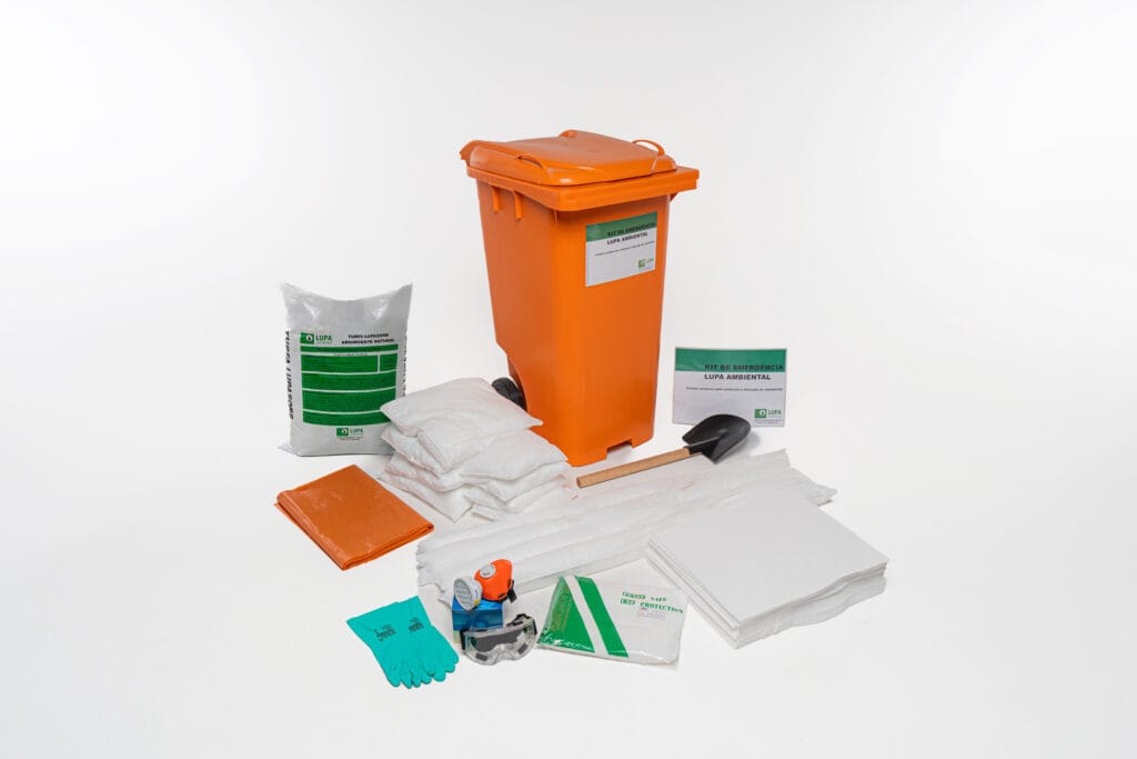 Lupa Ambiental | Kit de Emergência Ambiental até 240 Litros Linha Branca