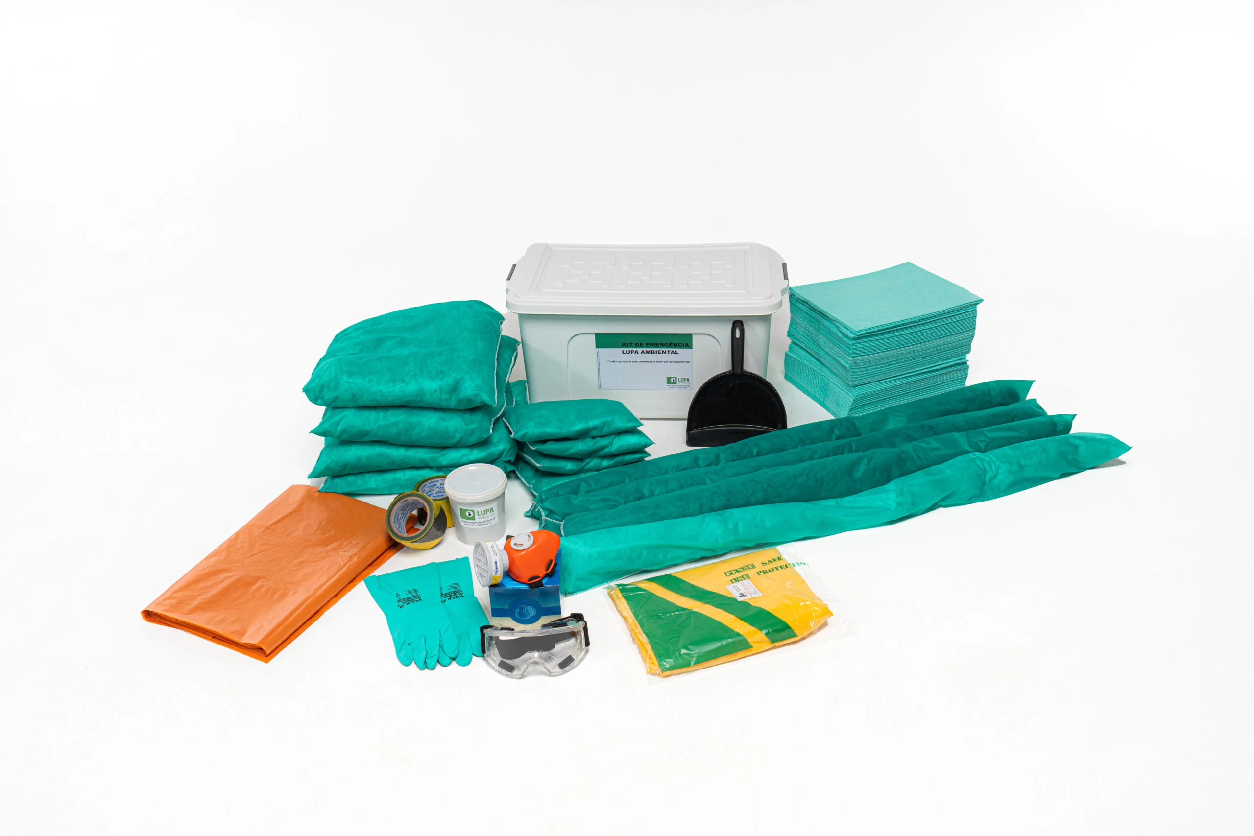 Lupa Ambiental | Kit de Emergência Ambiental 50 Litros Linha Verde