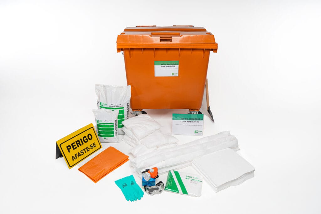 Lupa Ambiental | Kit de Emergência Ambiental até 1000 Litros Linha Branca