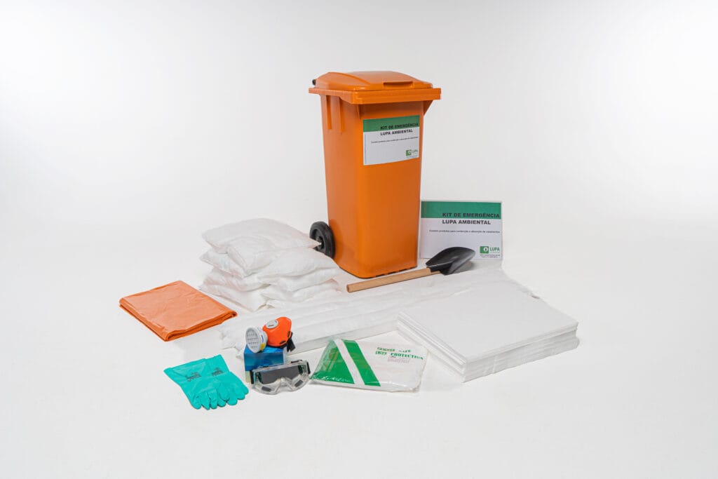 Lupa Ambiental | Kit de Emergência Ambiental até 120 Litros Linha Branca