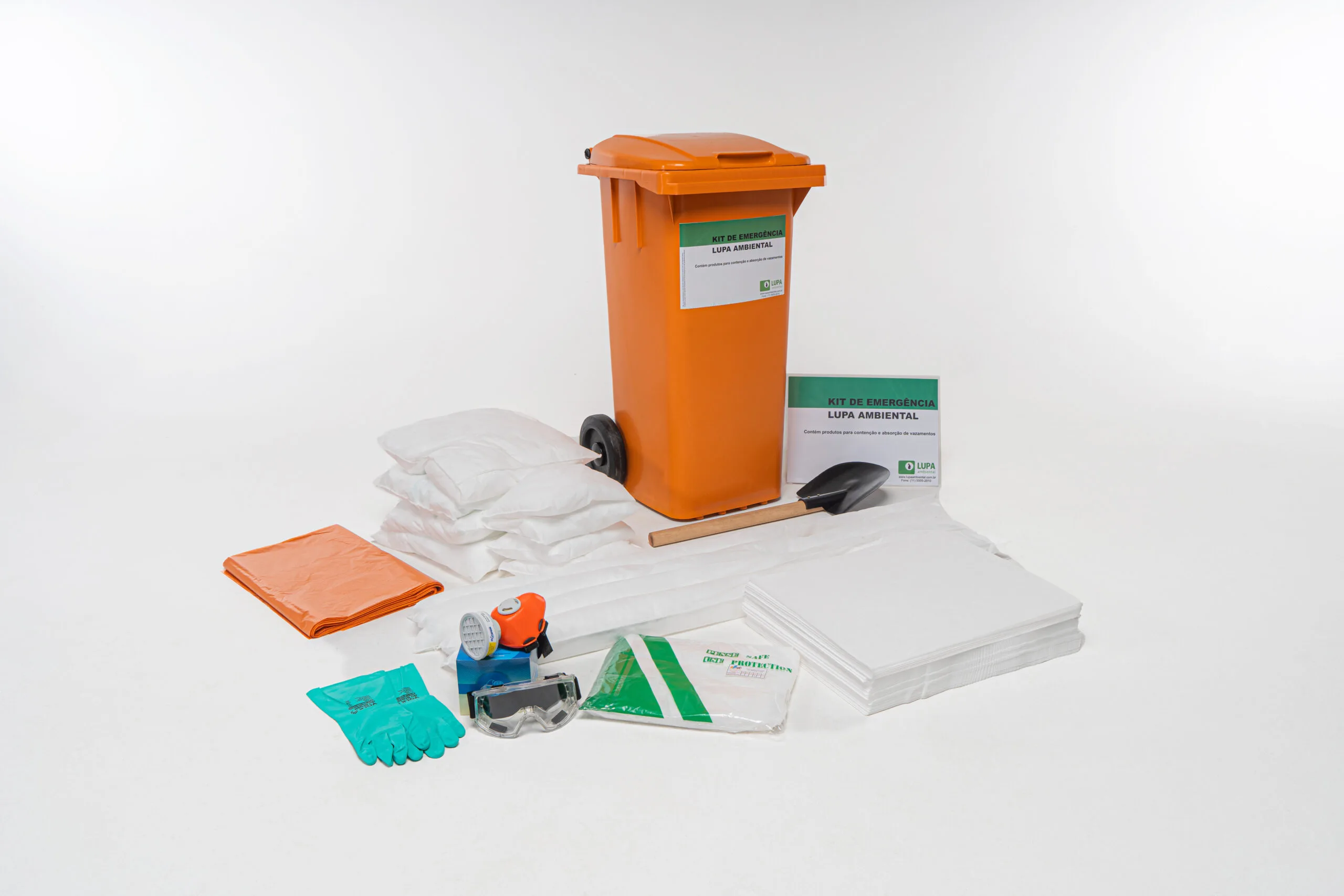 Lupa Ambiental | Kit de Emergência Ambiental até 120 Litros Linha Branca