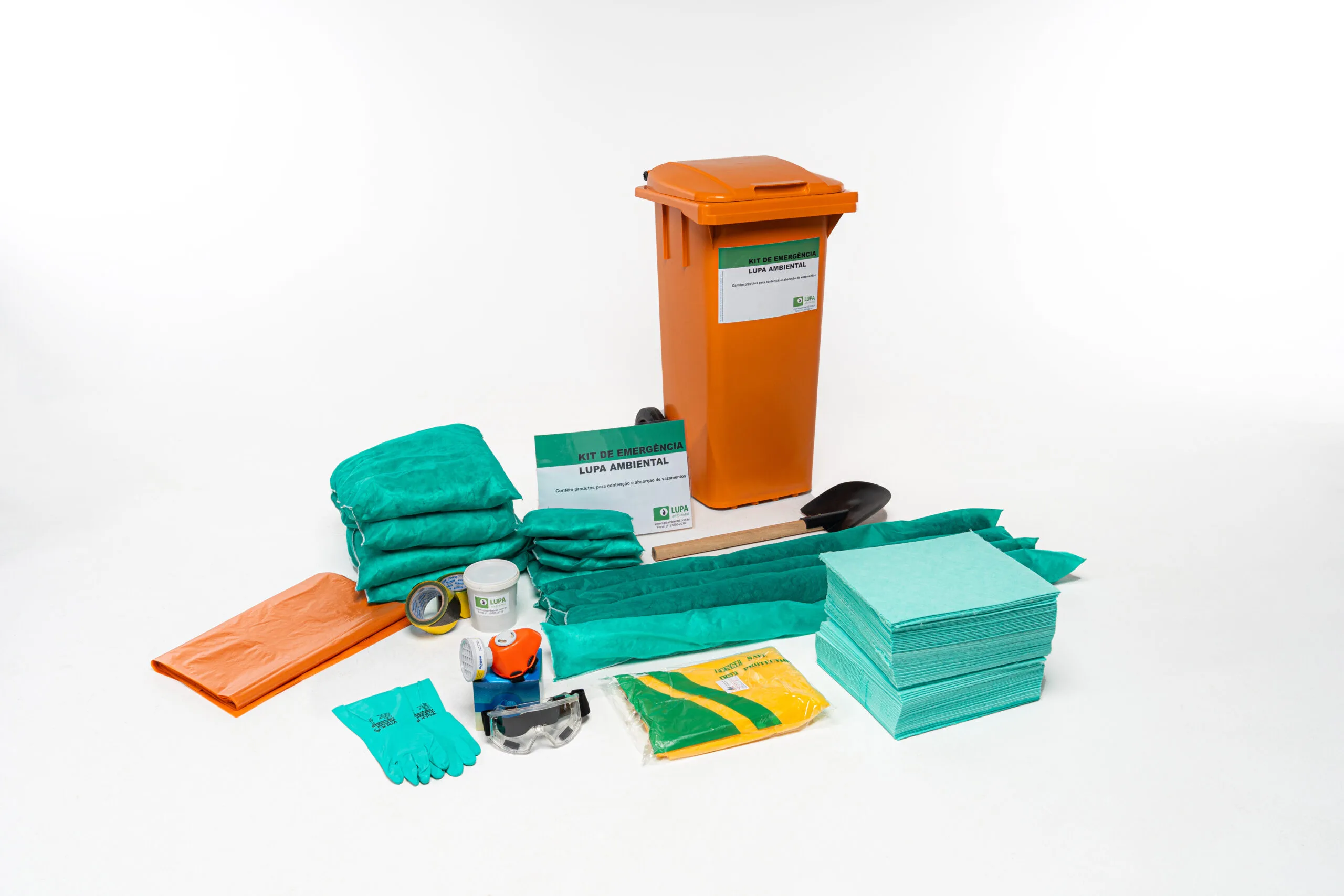 Lupa Ambiental | Kit de Emergência Ambiental até 120 Litros Linha Verde