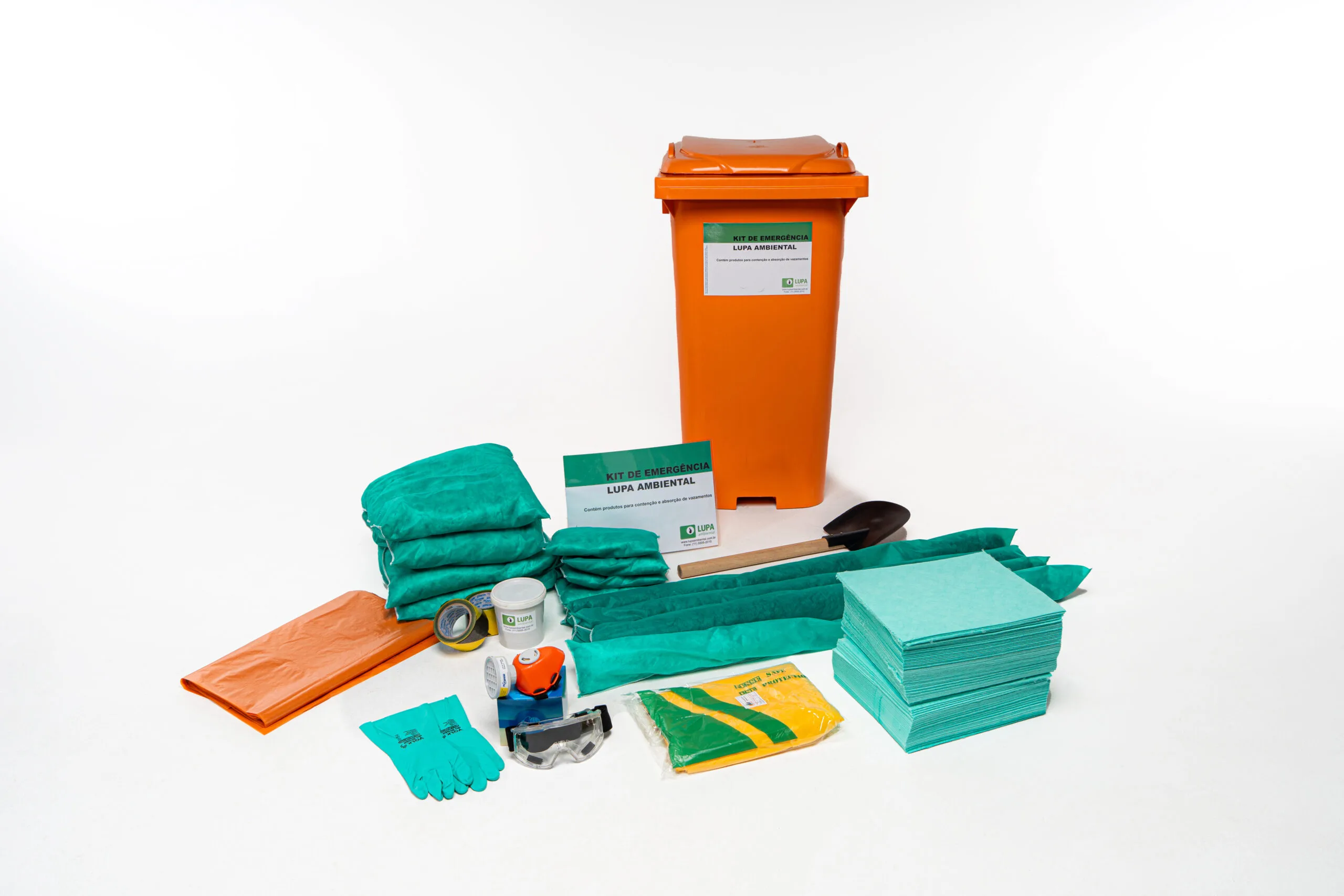 Lupa Ambiental | Kit de Emergência Ambiental até 240 Litros Linha Verde