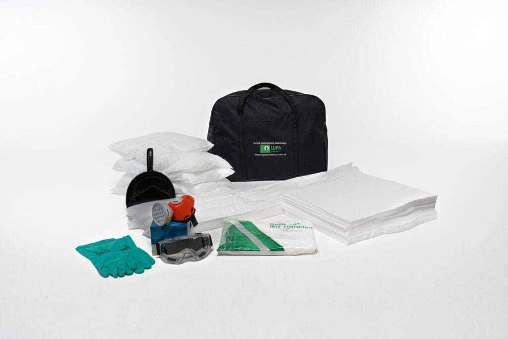 Lupa Ambiental | Kit de Emergência Ambiental 50 Litros com Bolsa Linha Branca
