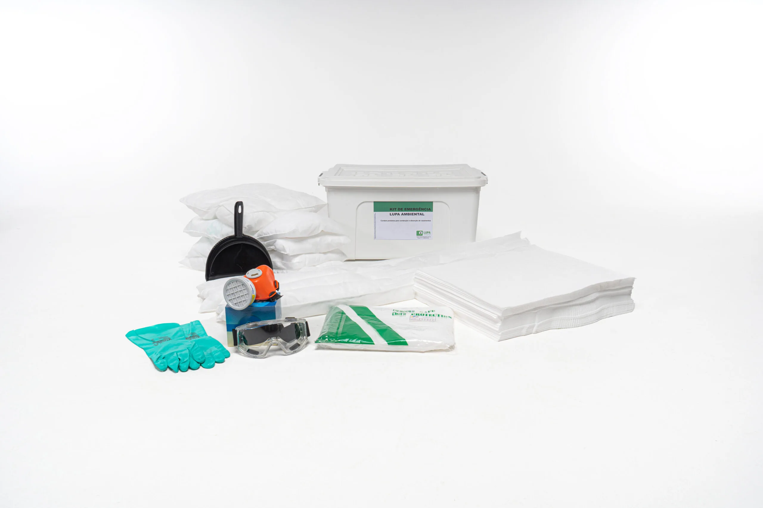 Lupa Ambiental | Kit de Emergência Ambiental 50 Litros Linha Branca