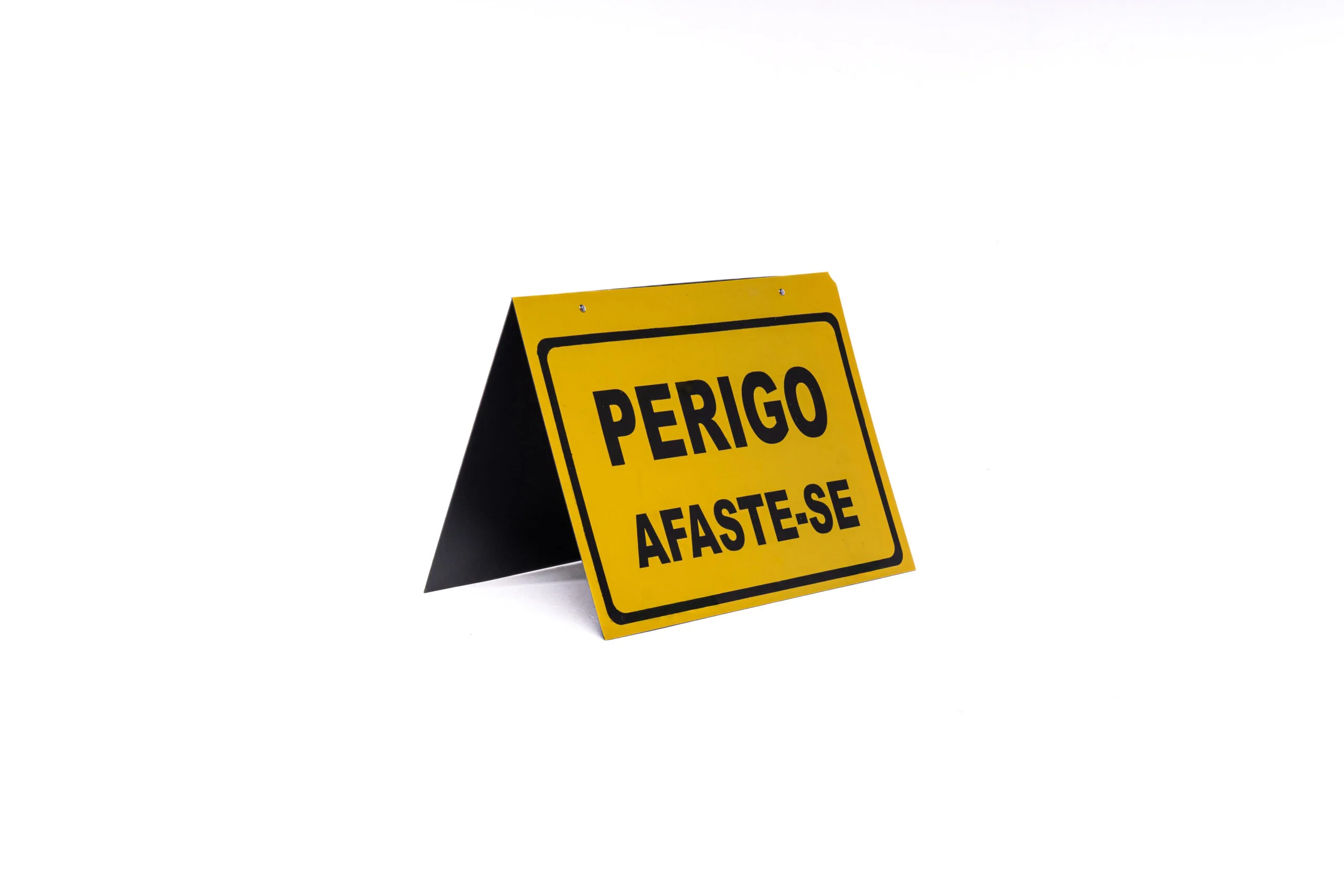 Lupa Ambiental | Placa Perigo Afaste-se