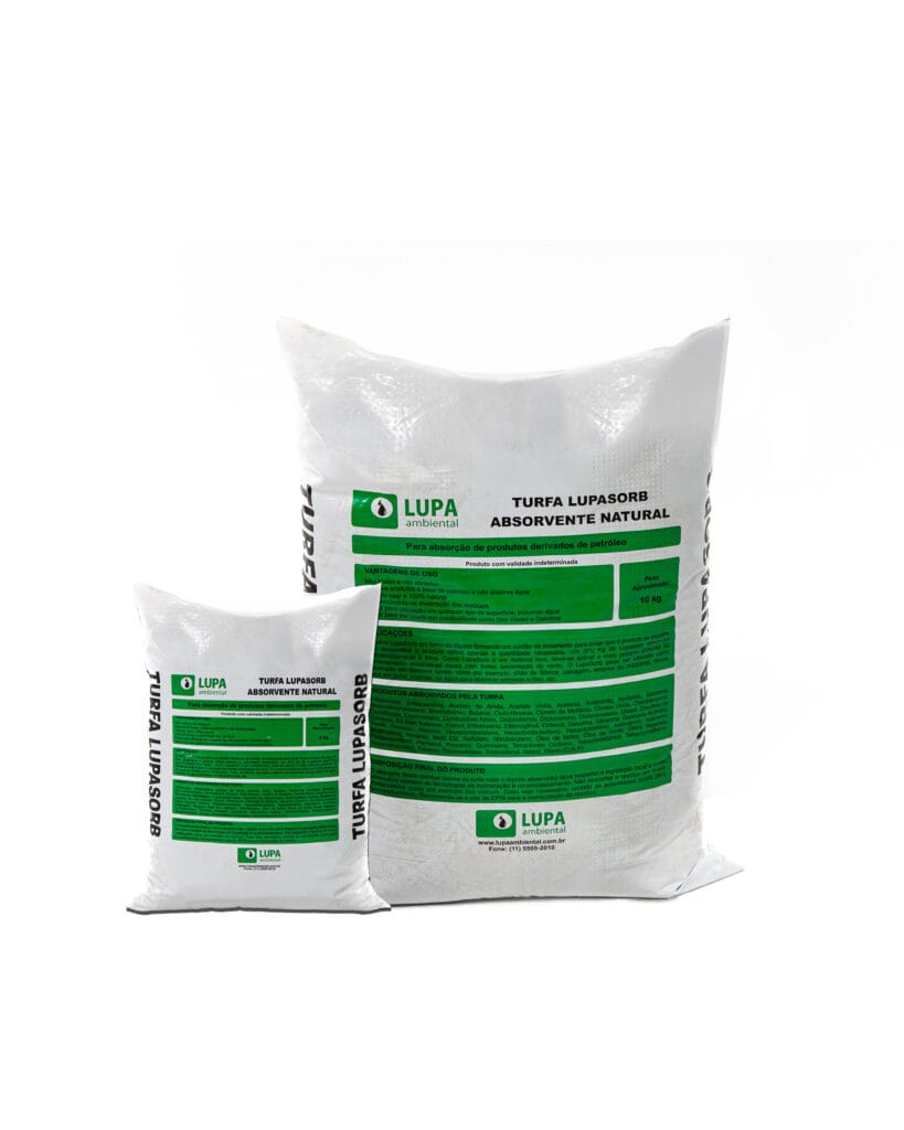 Lupa Ambiental | Turfa Absorvente 3kg ou 10kg
