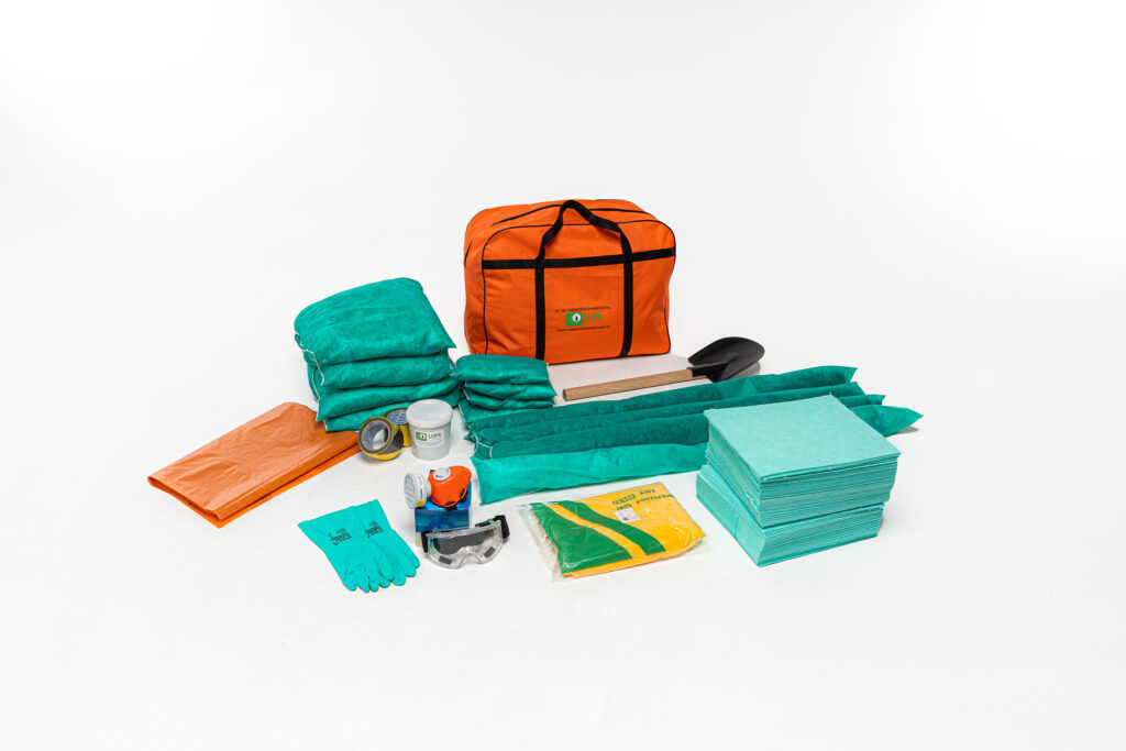 Lupa Ambiental | Kit de Emergência Ambiental 50 Litros com Bolsa Linha Verde